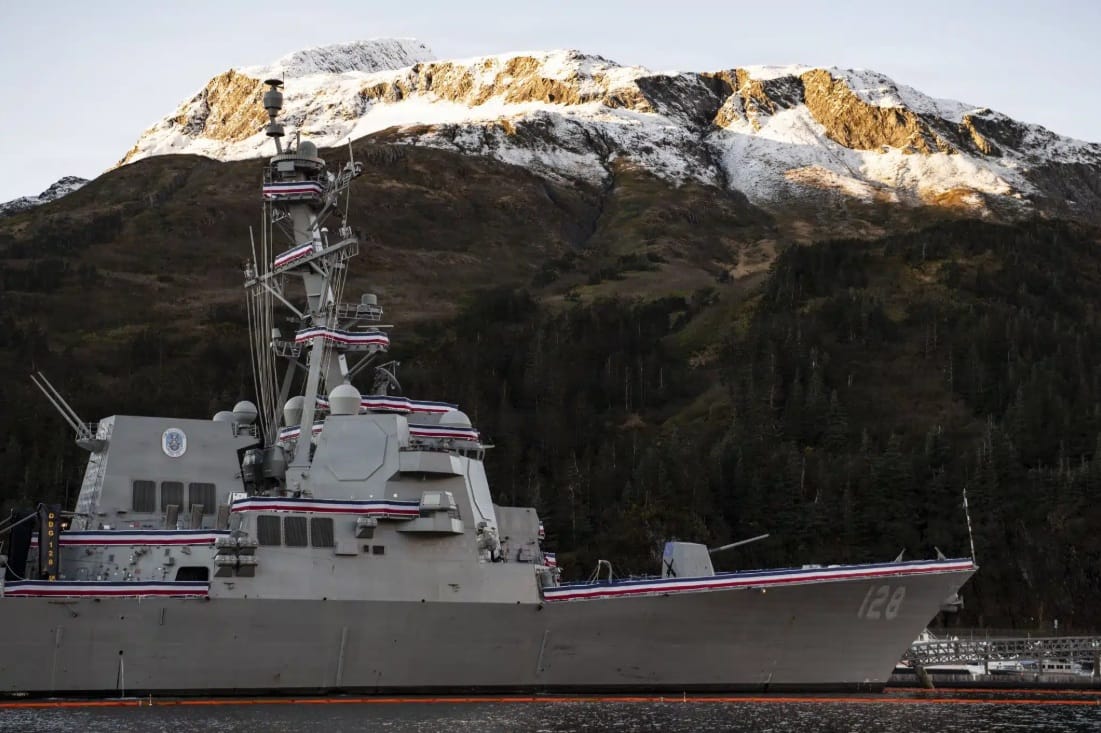 美國海軍最新勃克級Flight Ⅲ型艦「史蒂文斯號（DDG-128）」。 圖：翻攝US NAVY