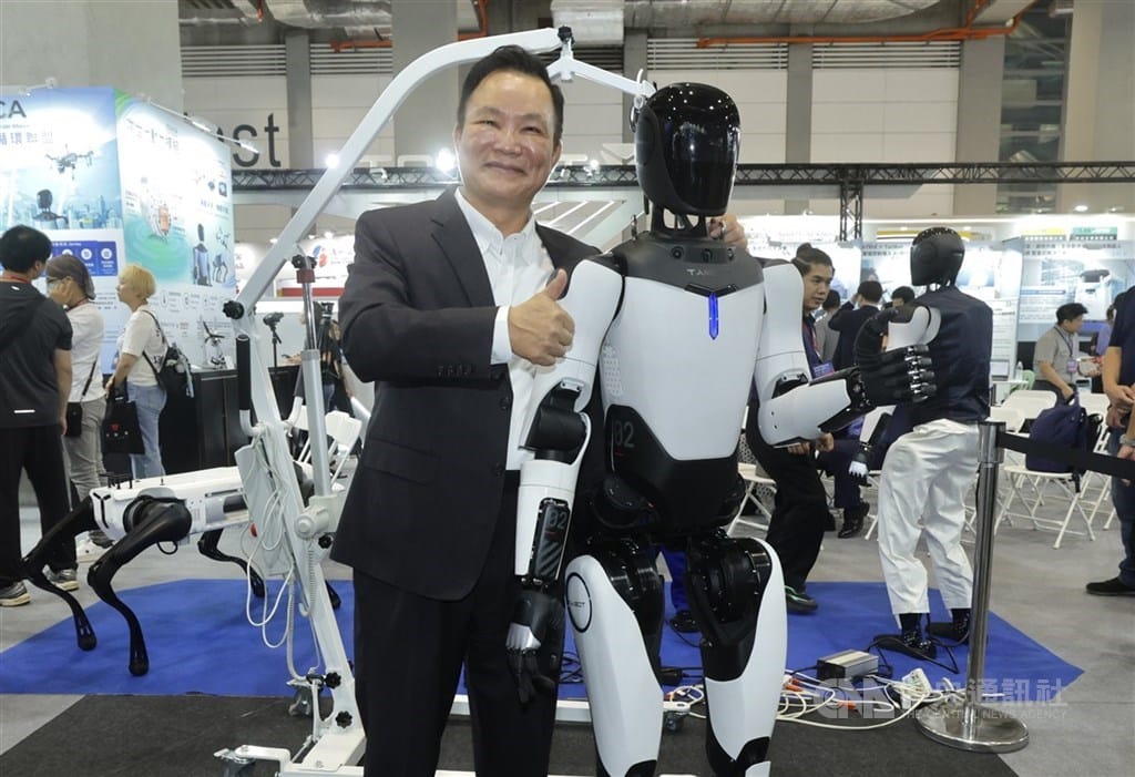 研調機構Omdia報告預估，2035年人形機器人年全球出貨量可達260萬台。（中央社檔案照片） 圖：中央社提供