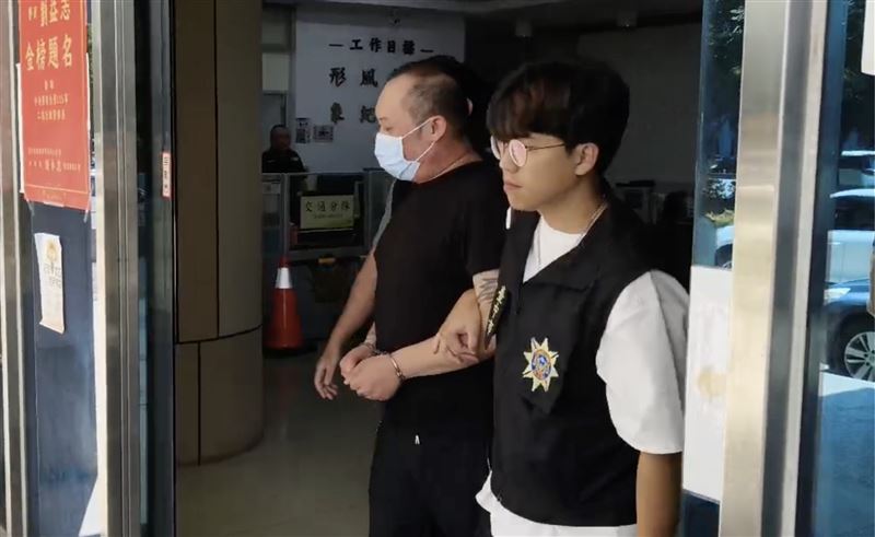 廖男暴力襲擊矢板明夫，台中地檢署今日起訴。 圖：翻攝畫面