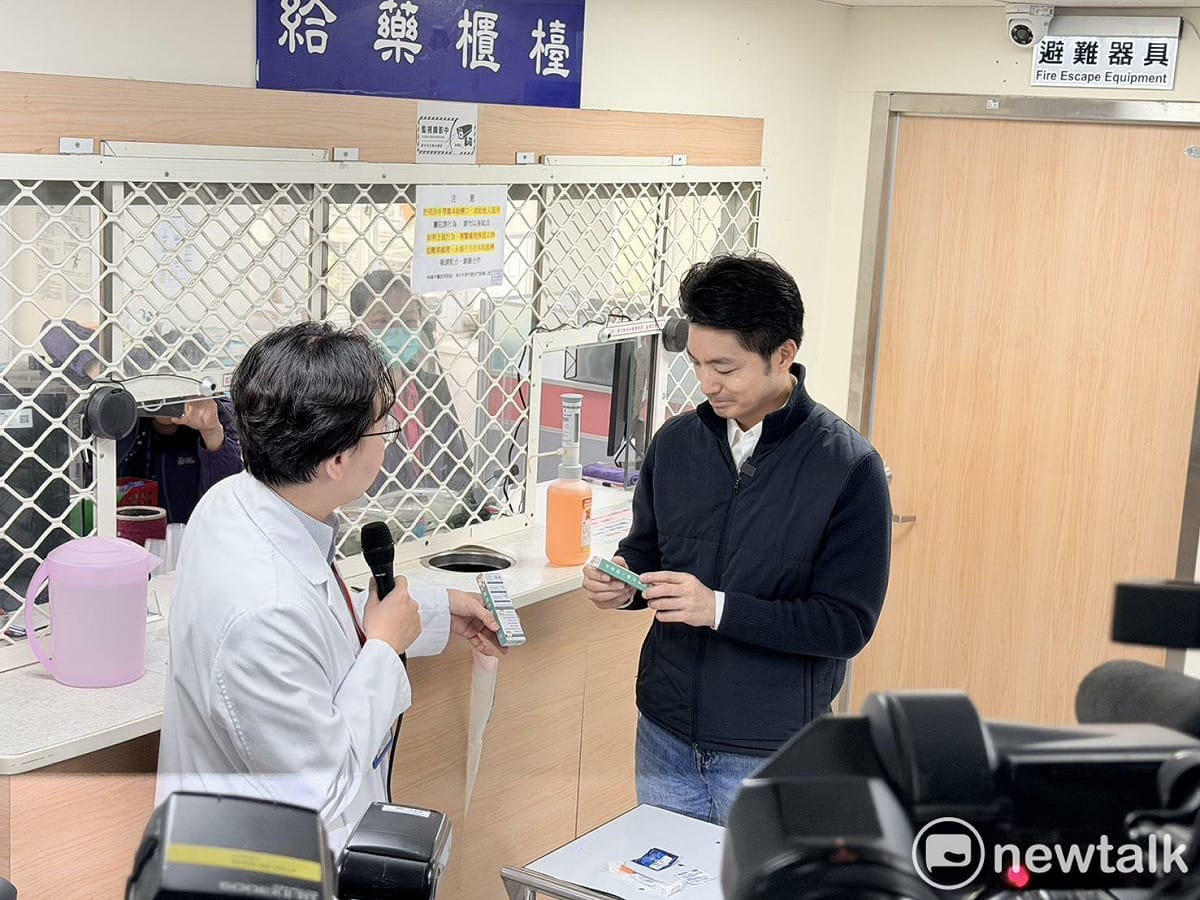 台北市長蔣萬安今視察昆明防治中心。 圖：周煊惠 / 攝