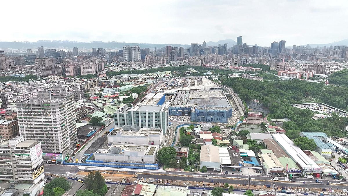 金城機廠為具備全線儲車、維修、測試及管理等之全功能五級地下機廠。 圖：台北市政府捷運工程局／提供