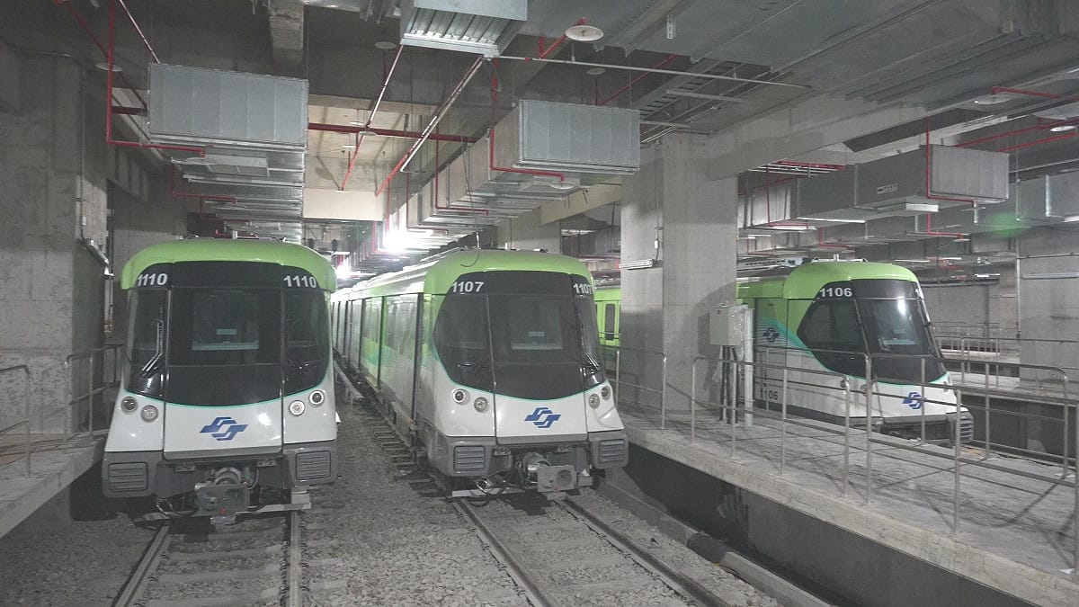萬大線19列量產電聯車預計於今年底全數運抵金城機廠。 圖：台北市政府捷運工程局／提供