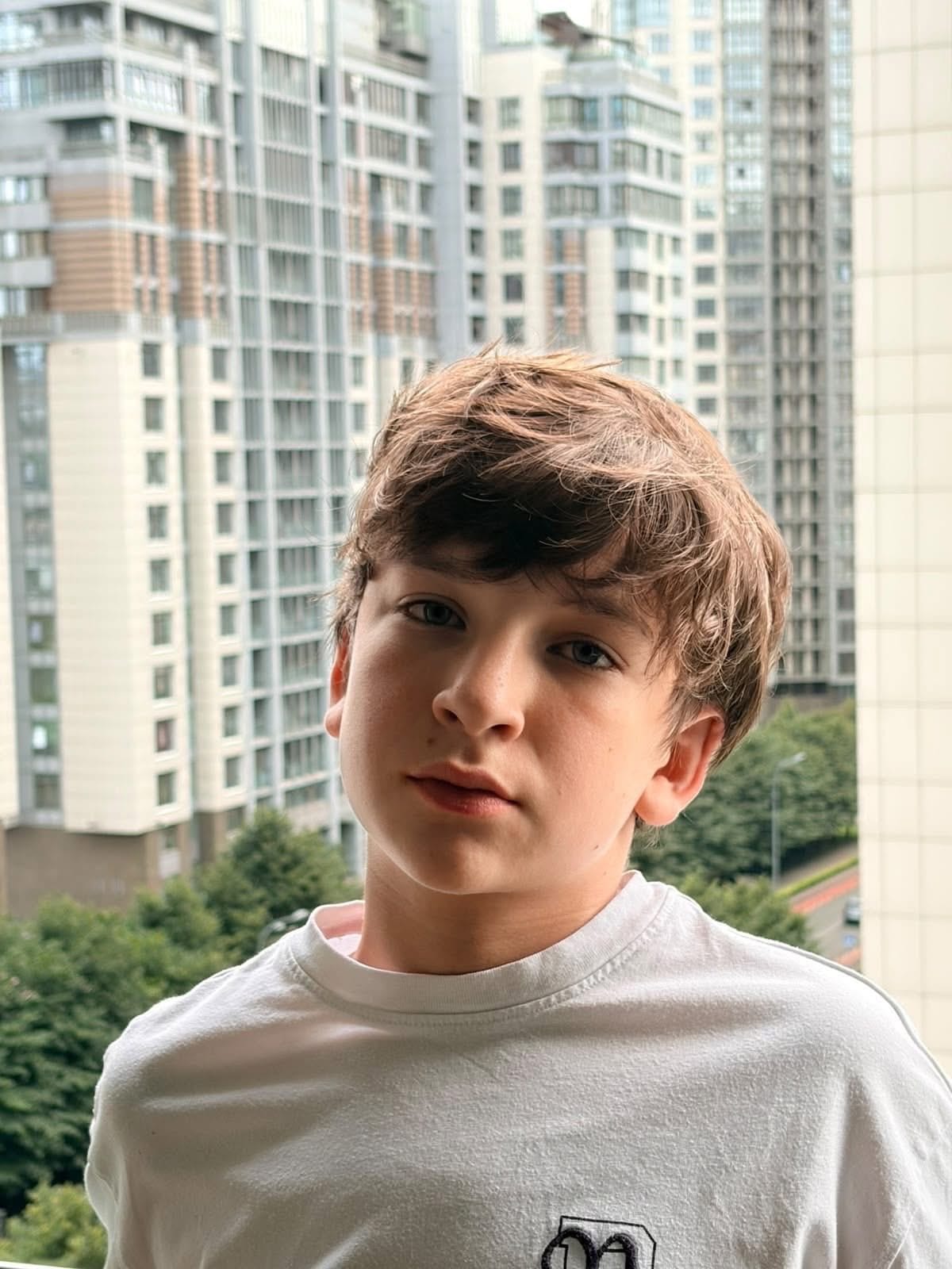 俄羅斯無人機炸死基輔14歲學生丹尼爾（Daniel Umansky）。 圖：翻攝X（前推特）