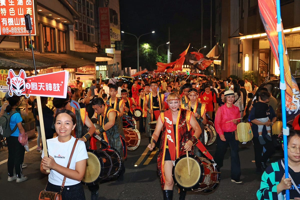 關嶺「夜祭巡行」踩街活動。 圖：台南觀旅局／提供