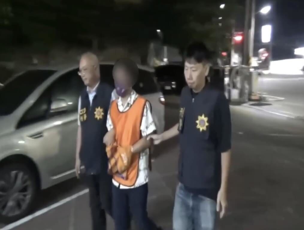 高雄茄萣區水產行第二代郭姓男子在5天內2度遇襲，經警方組專案小組追查，8日在基隆市拘捕林姓、陳姓嫌犯到案，並持續追查其他涉案人員。（高雄市政府警察局湖內分局提供）中央社記者張已亷傳真　115年10月9日