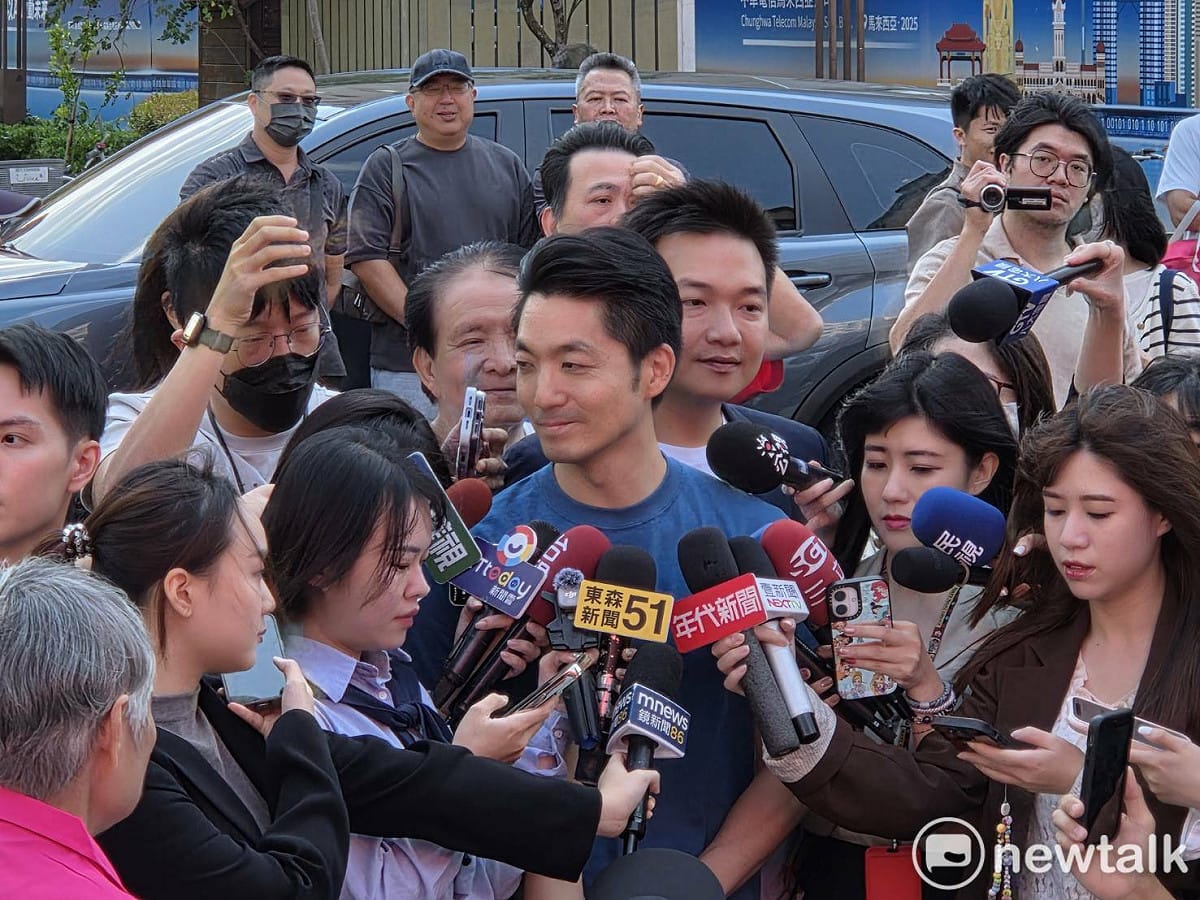 台北市長蔣萬安被媒體人羅友志批評有「節目潔癖」，只上親近友人、親藍媒體的節目。 圖：黃建豪/攝