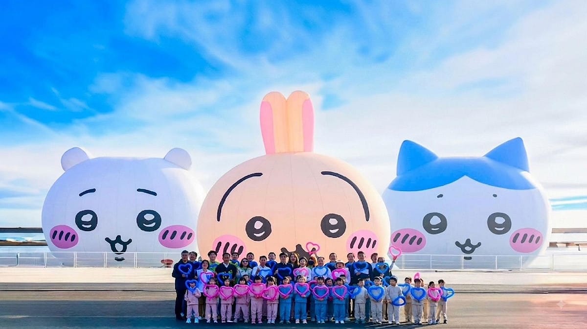 「高雄冬日遊樂園」陸續引進吉伊卡哇等國際知名IP。 圖：高雄市觀光局／提供