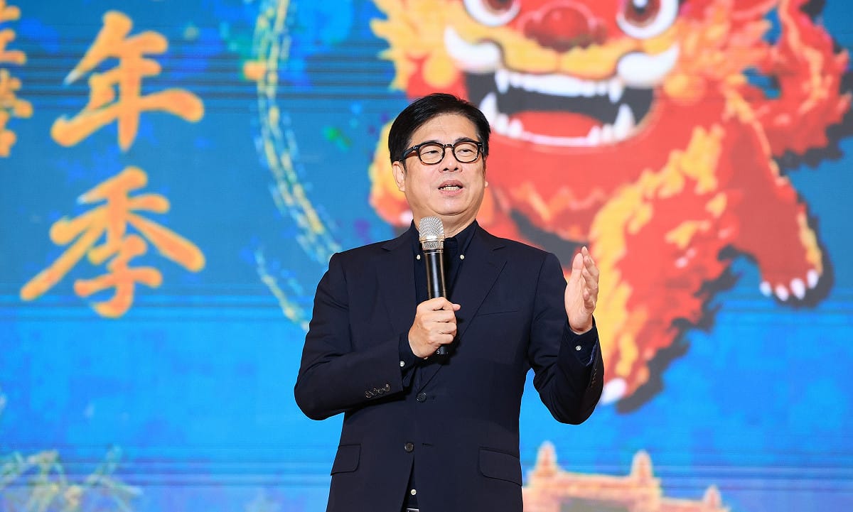 陳其邁感謝所有民意代表、地方仕紳及市民朋友共同努力，幸福高雄愈來愈好。 圖：高雄市民政局／提供
