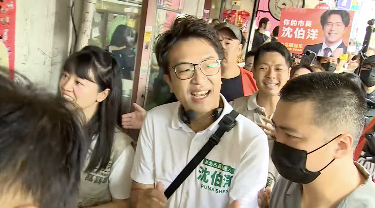 沈伯洋談蔣萬安競選歌曲MV疑似未獲得授權爭議。 圖：翻攝自共訊