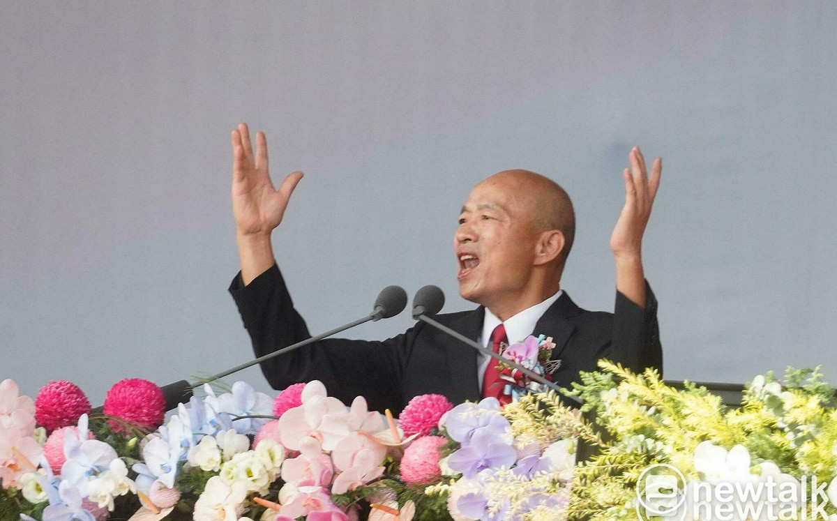 韓國瑜國慶致詞罵賴政府假民主、真獨裁 林楚茵痛批 : 國家慶典不是私人秀場