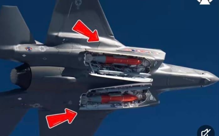 北約將舉行17國堅定正午核威懾演練。圖為美製F-35戰機攜帶核飛彈。 圖 : 翻攝自 X / Visionergeo