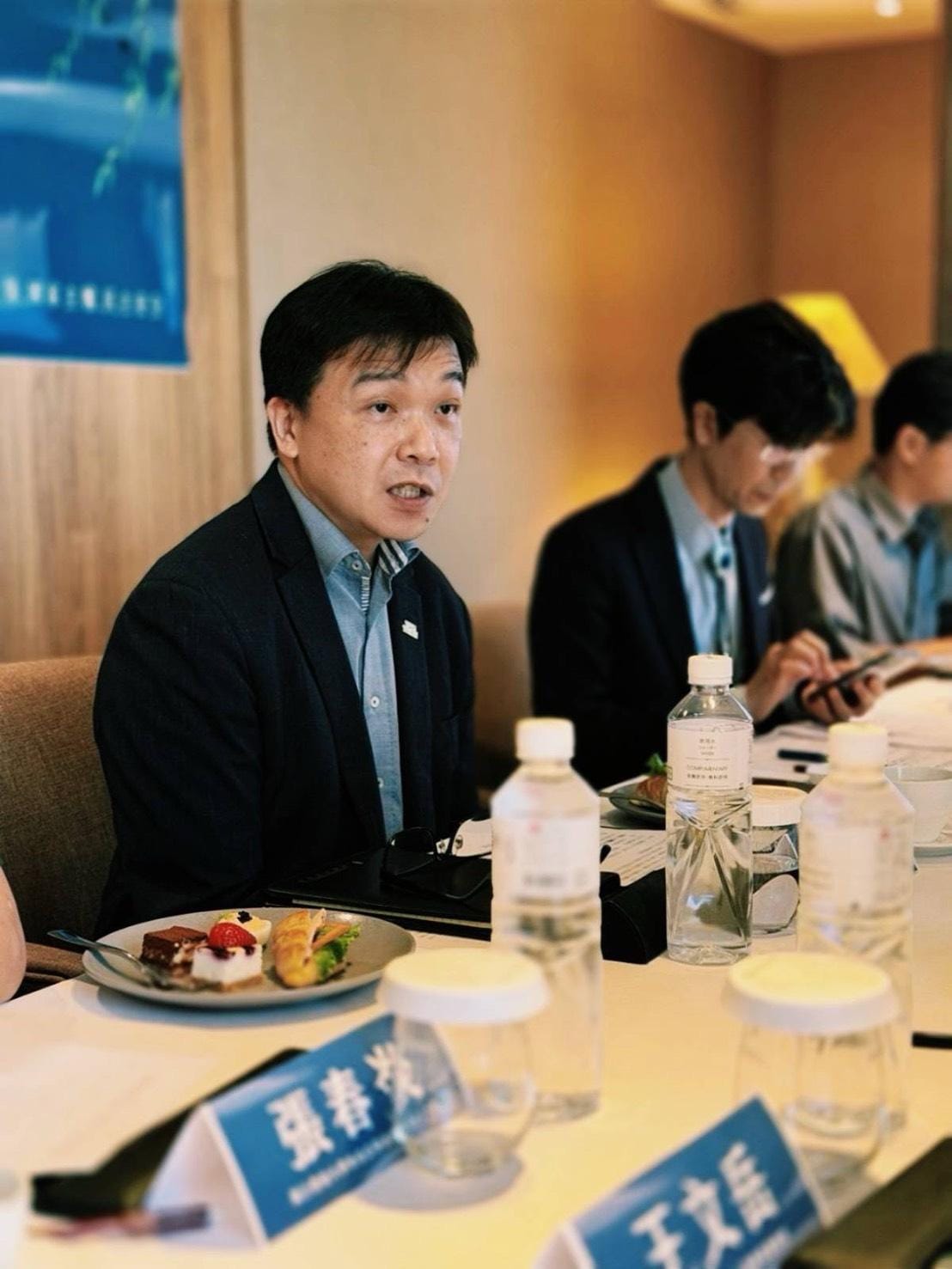 大陸委員會副主任委員沈有忠今（12）日出席東海大學陸研中心「2026總統國慶講話與兩岸新形勢」座談會致詞。 圖：陸委會提供