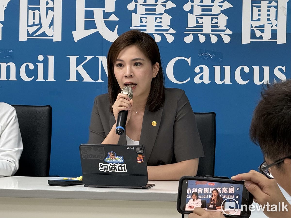 國民黨台北市議員鍾沛君。 圖：周煊惠 / 攝