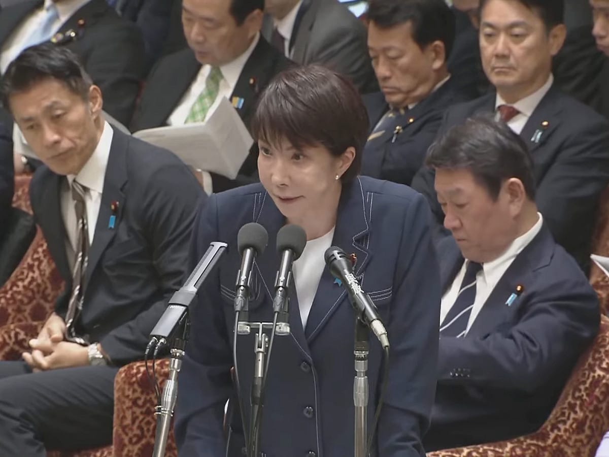 日本首相高市早苗。 圖：翻攝自石垣のりこ YT