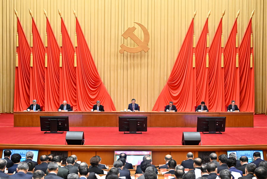 中共二十屆五中全會前夕，一份關於維穩的機密文件被曝光。 圖片來源：中國人民網