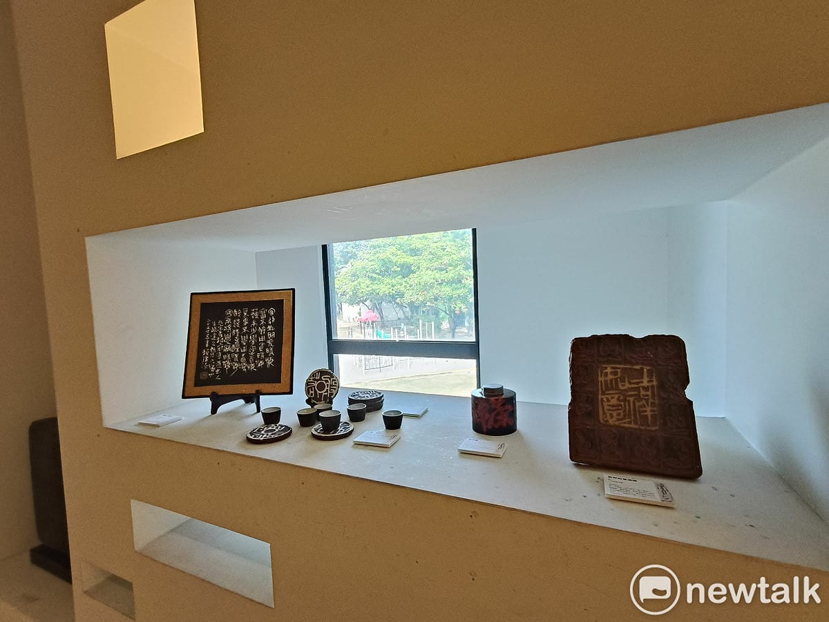 藝術家賴錦源迎接耳順之年，特別推出「方圓自在——賴錦源耳順書篆展」，自10月15日起至11月12日於明宗書法藝術館盛大展出。 圖：黃博郎／攝