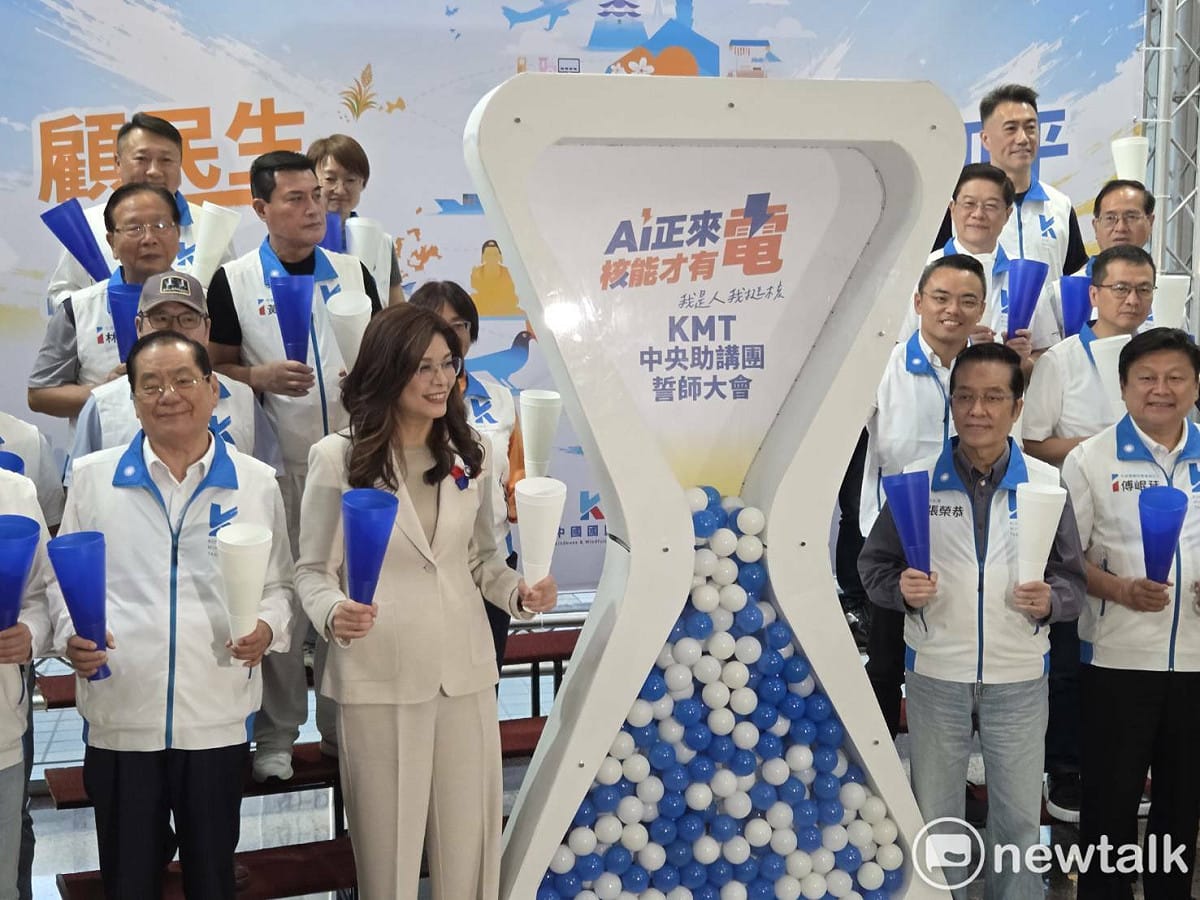 國民黨按照往例，在大選衝刺階段成立中央助講團。 圖：黃建豪/攝