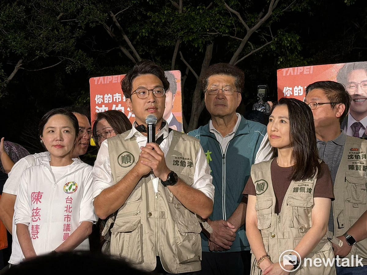 沈伯洋說，科技廊帶最主要是需要人才的串聯，而非單純土地的串聯。 圖：高逸帆／攝