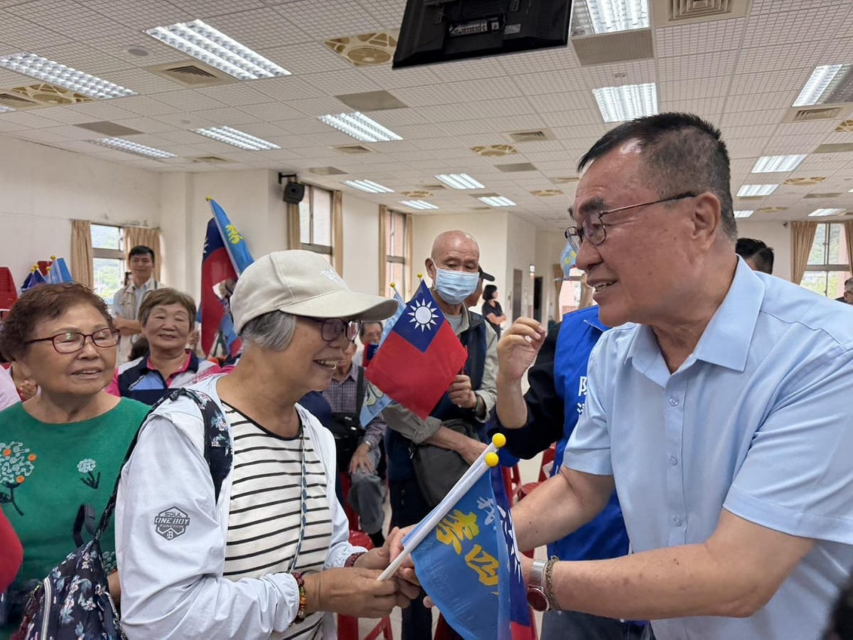 國民黨新北市長候選人李四川成立石碇區競選總部。 圖：李四川競選辦公室/提供