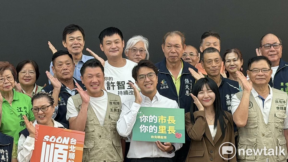 沈伯洋說，市府要成為里長後盾。 圖：高逸帆／攝