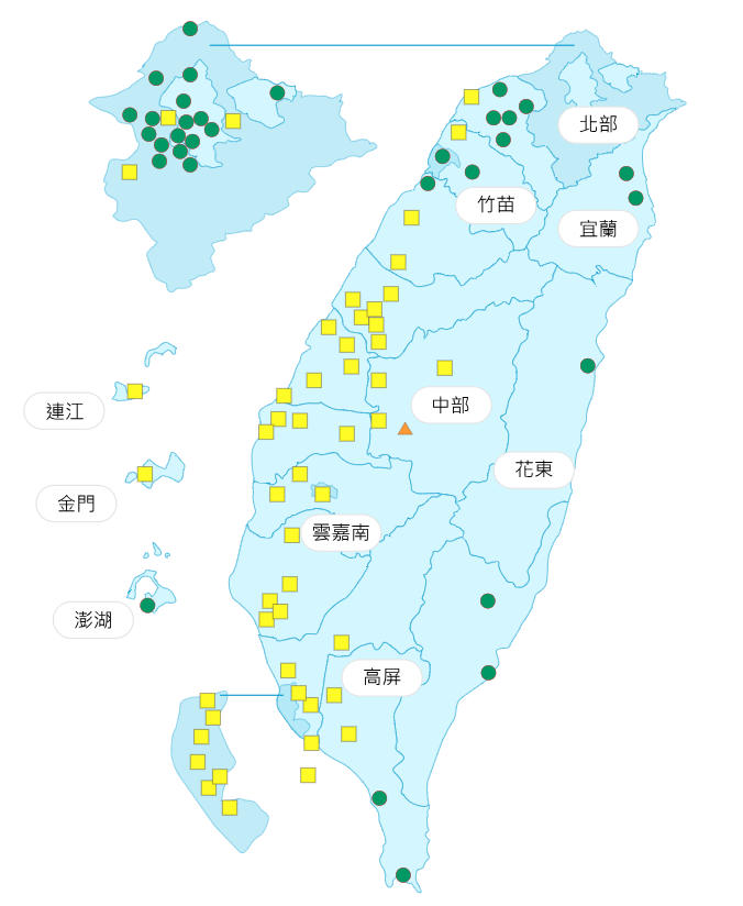 環境部公布各地空氣品質概況。 圖：環境部提供
