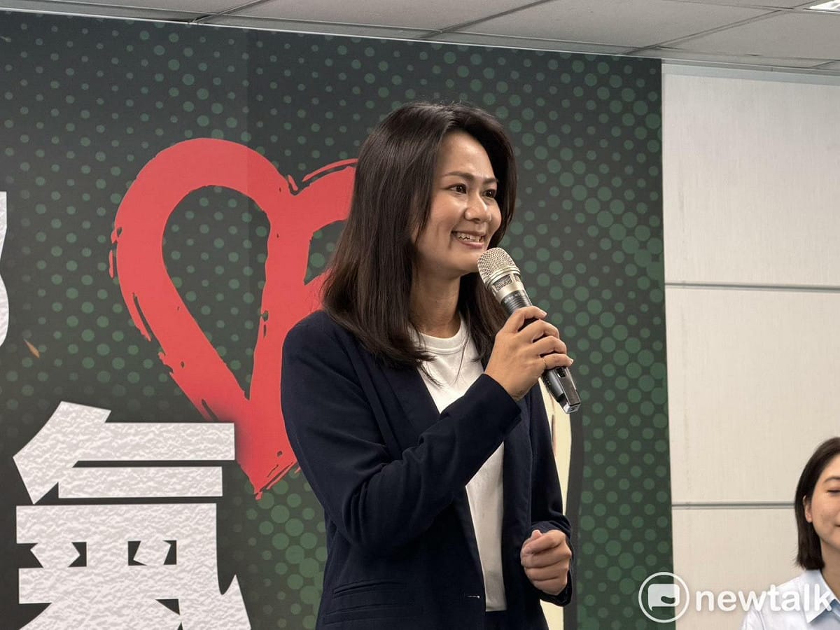 民進黨義竹鄉長參選人翁雲。 圖：高逸帆／攝