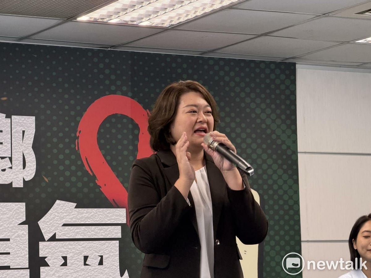 民進黨南投市長參選人沈夙崢。 圖：高逸帆／攝