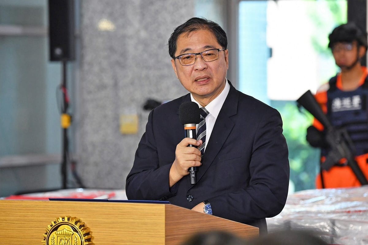 法務部長鄭銘謙致詞。 圖：行政院／提供