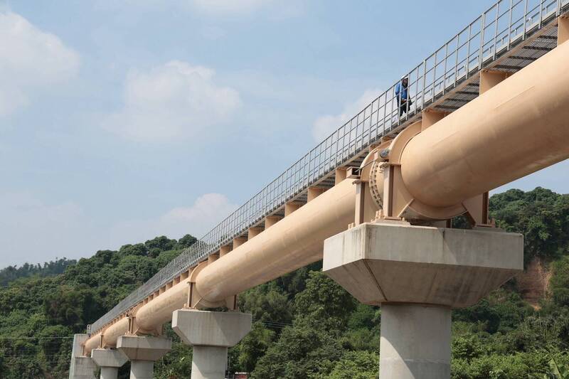 總經費達23.54億元的「屏東荖濃溪伏流水工程」，已於今(17)日竣工。 圖：行政院／提供