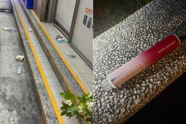 桃園市議員李柏瑟凌晨到霸凌現場勘查，明顯感到治安不好，直呼「這區是沒政府嗎？」 圖：翻攝自Threads@leeposhe_taoyuanmama