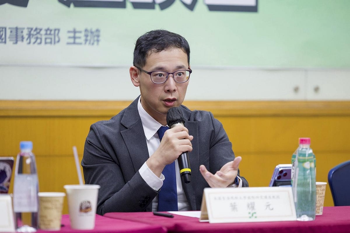 美國聖湯瑪斯大學國際研究講座教授兼系主任葉耀元。  圖：民進黨/提供（資料照）