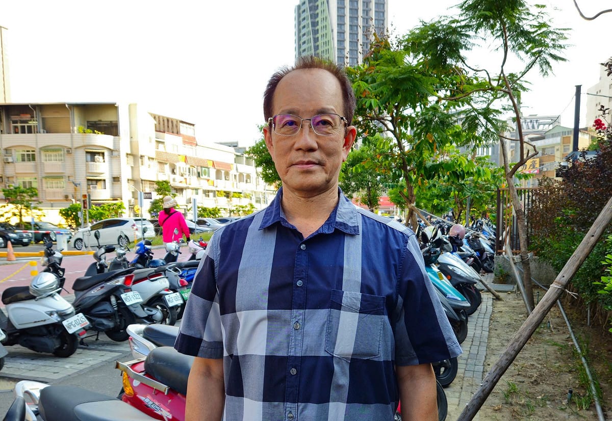 林富男提醒台灣執政黨，歐洲民生示威值得警惕。 圖：孫家銘／拍攝