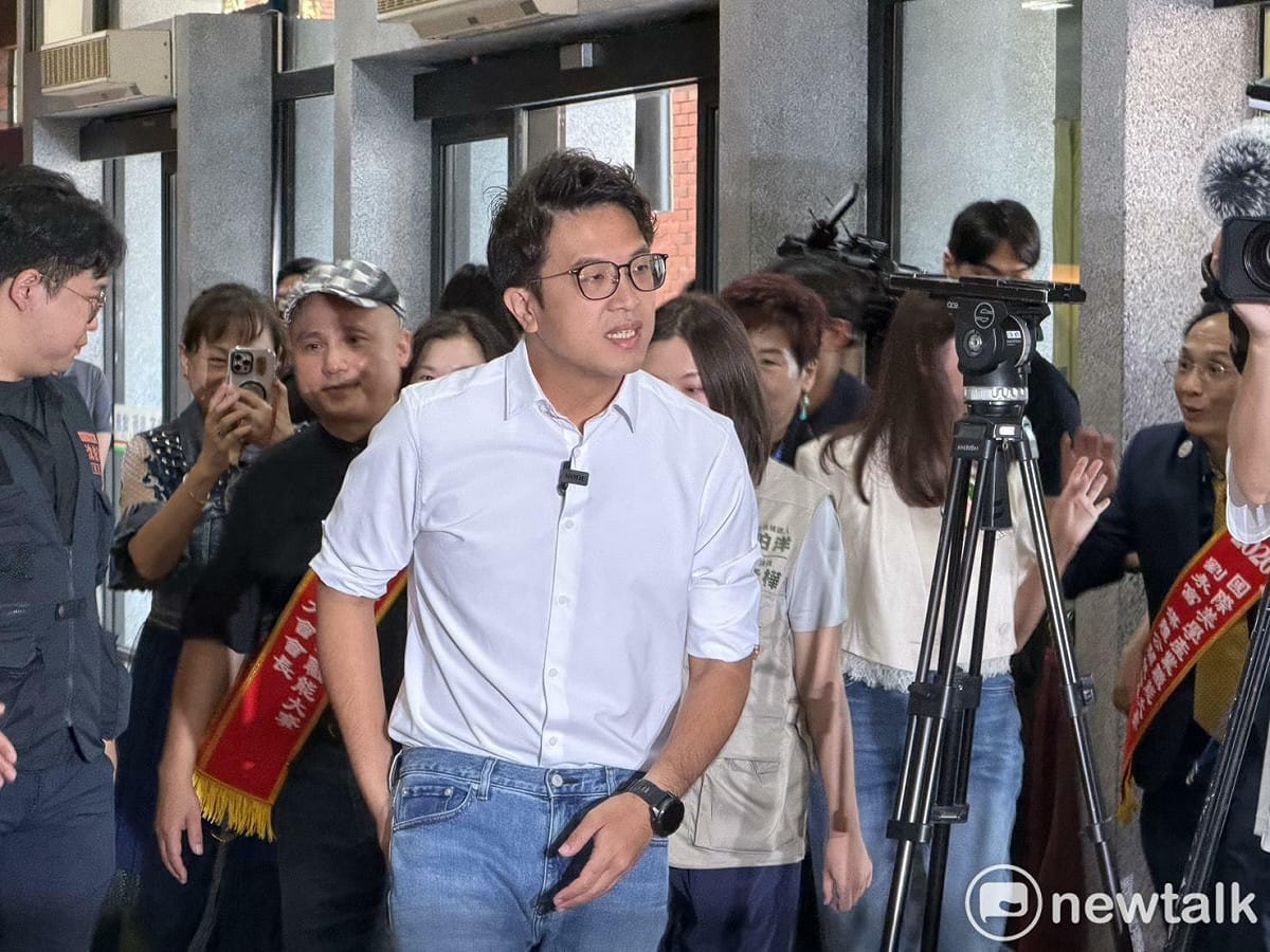 沈伯洋說，民調是在紙上，但是勝負是在票上。 圖：高逸帆／攝