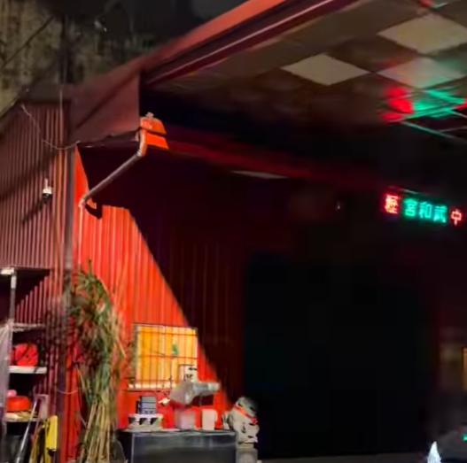 中壢武和宮被揭是違建。 圖：李柏瑟Threads