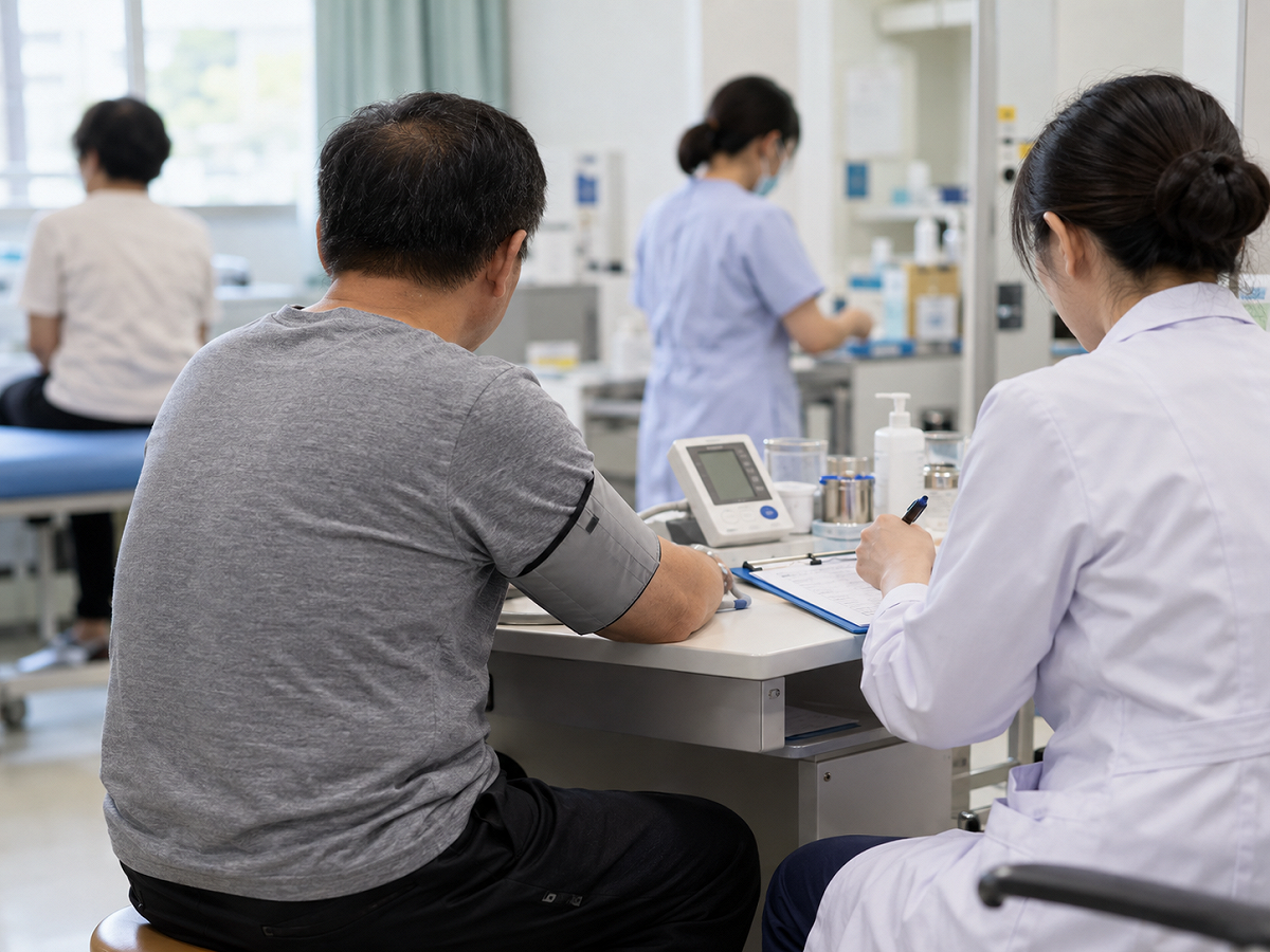 衛福部宣布11月1日起啟動蘭嶼居民健檢計畫，符合資格者完成檢查可領2050元補助，設籍當地但居住台灣本島者也適用。 圖：ChatGPT AI 生成 / 曾郡秋 製