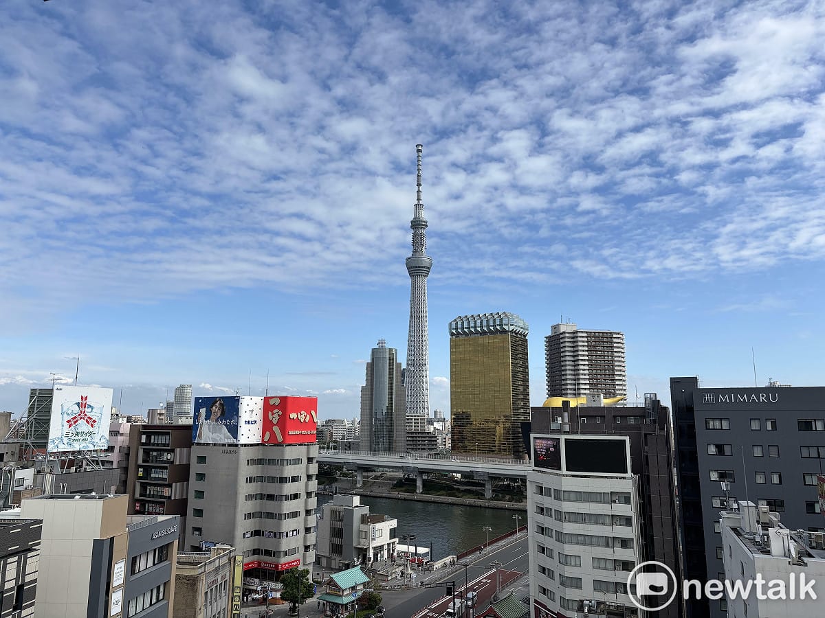 日本政府觀光局21日公布上月訪日旅客人數等報告。據統計，上月訪日旅客人數較去年同月減少5個百分點。截至9月底止，今年累積訪日旅客再度突破3,000萬人次。（圖為東京晴空塔） 圖：詹家威/攝（資料照）