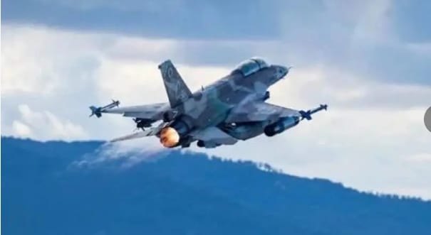 以軍戰機升空。( 示意圖 ) 圖 : 翻攝自央視新聞