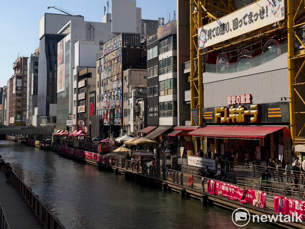 圖為位於大阪府大阪市道頓堀唐吉訶德附近周遭。 圖：劉芷廷/攝（資料照）