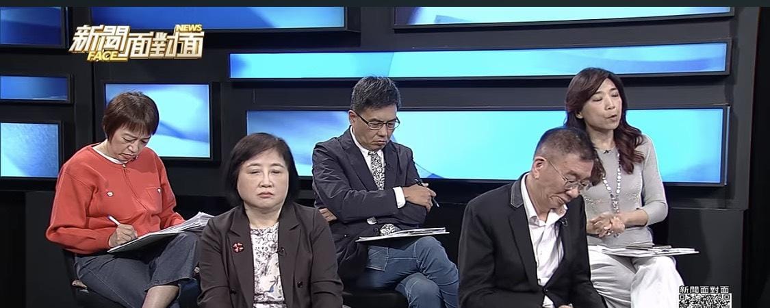 5位資深媒體人向蔣萬安提出犀利提問。 取自新聞面對面頻道