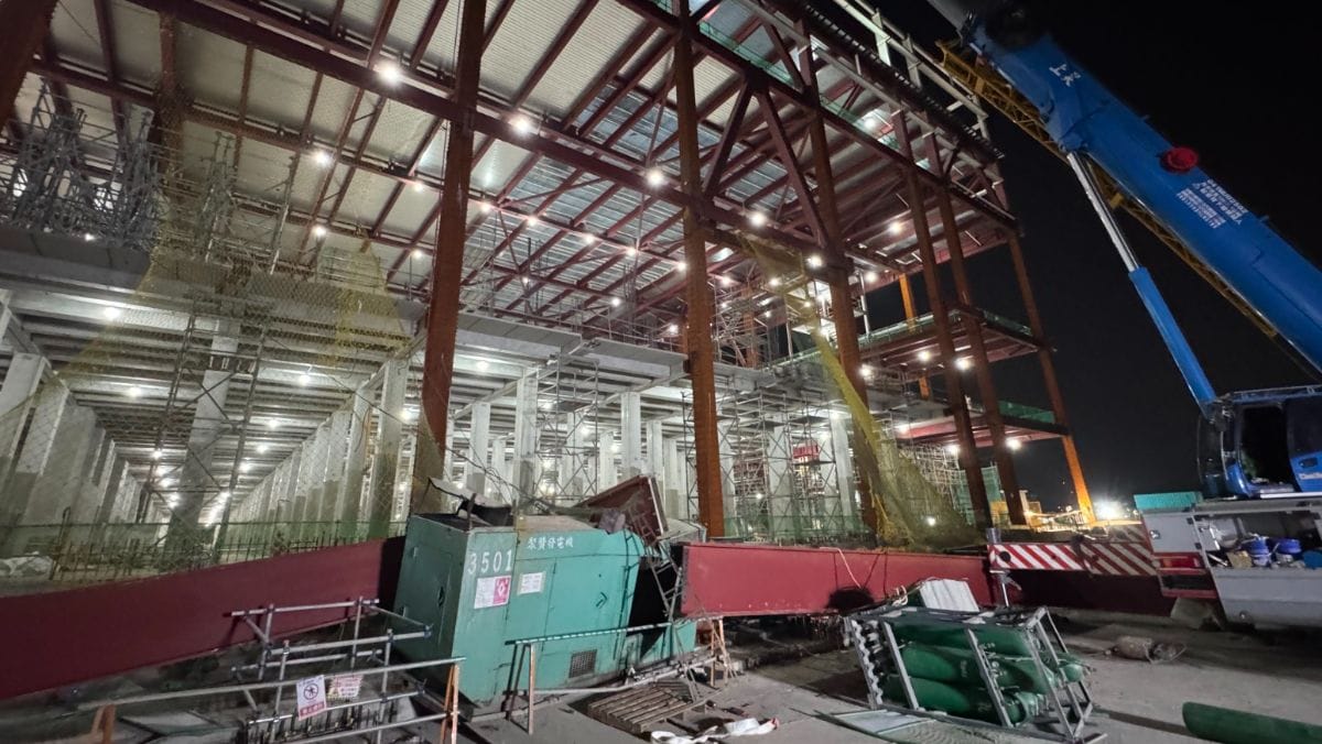 台積電高雄廠發生重大工安意外釀4死。 圖：南科管理局 / 提供