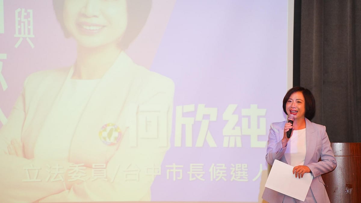 何欣純期待讓更多青年聲音進入城市討論，共同以行動與創新打造有溫度的大台中。 圖：何欣純競辦/提供