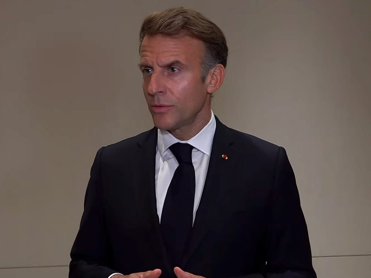 法國總統馬克宏。 圖：翻攝自ÉlyséeYT