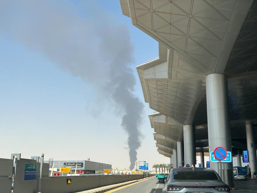 沙烏地阿拉伯機場近期頻遭受伊朗扶持葉門胡塞武裝組織襲擊。 圖：翻攝自新華社