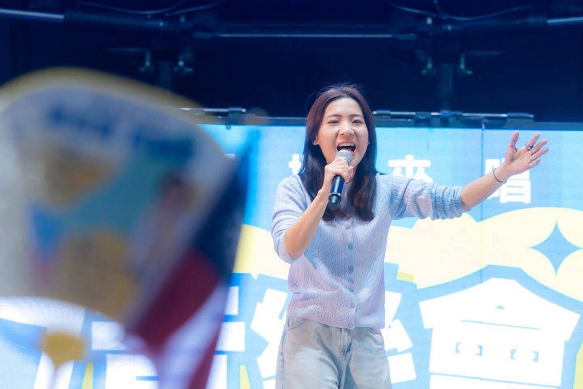 徐巧芯大讚高雄市民最為善良、熱情與快樂，好的人才也應該打破黨派與色彩限制。 圖：柯志恩競總／提供