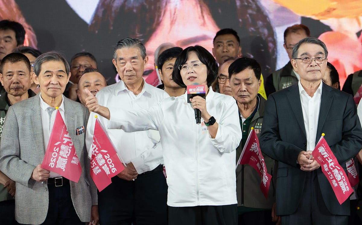 讓新北成為帶動台灣經濟的火車頭！謝金河首度站台獻給蘇巧慧