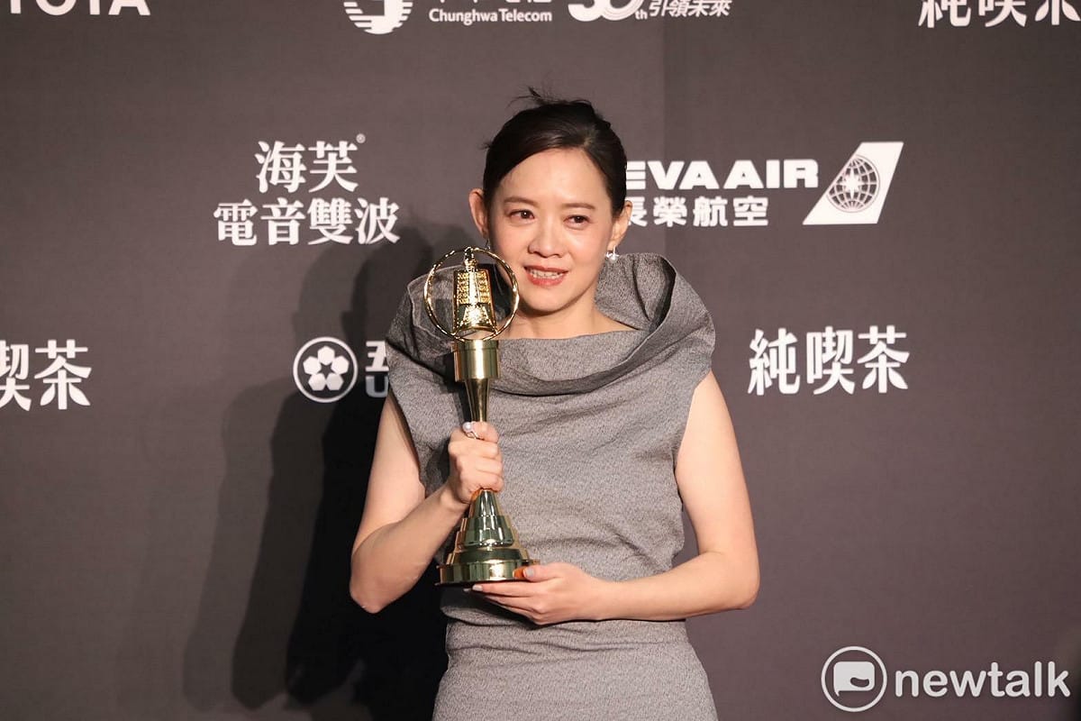 曾寶儀獲得金鐘獎生活風格節目主持人獎。 圖：許斯婷/攝