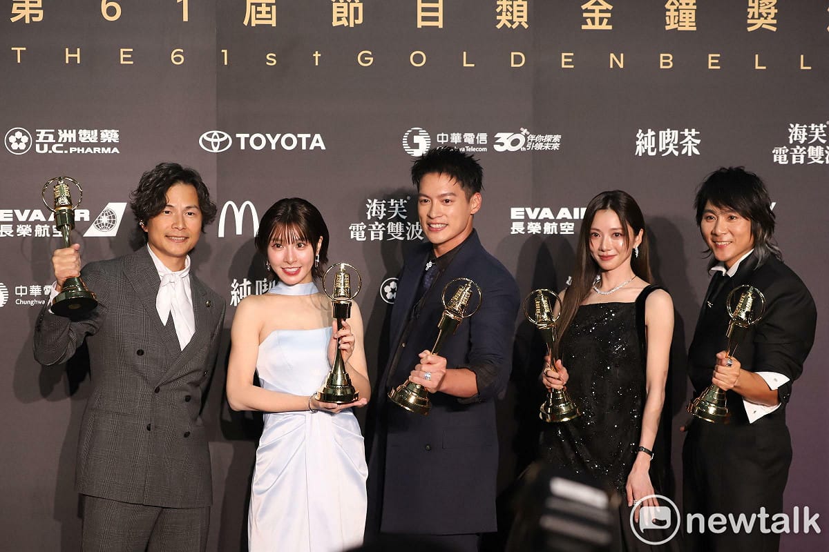 金鐘獎實境節目主持人獎由《飢餓遊戲》主持群奪下。 圖：許斯婷/攝