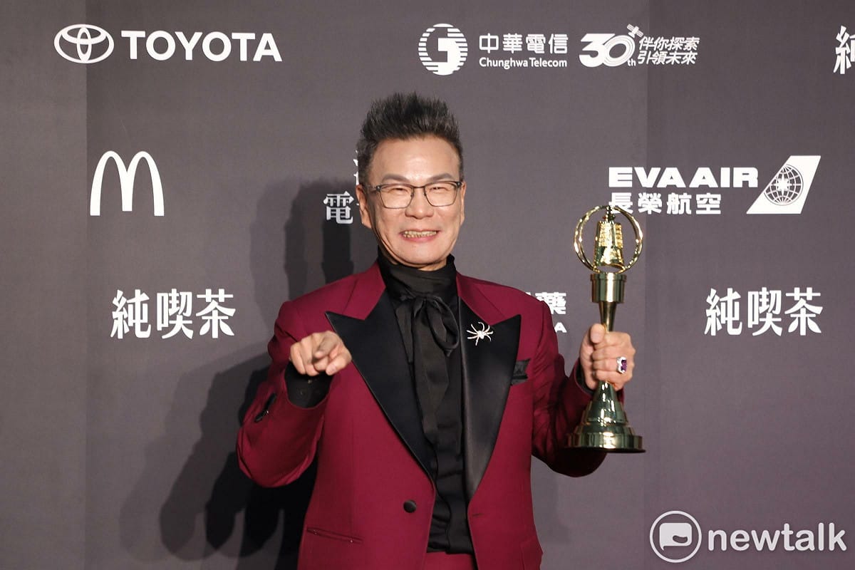 沈玉琳奪下金鐘獎綜藝節目主持人獎。 圖：許斯婷/攝