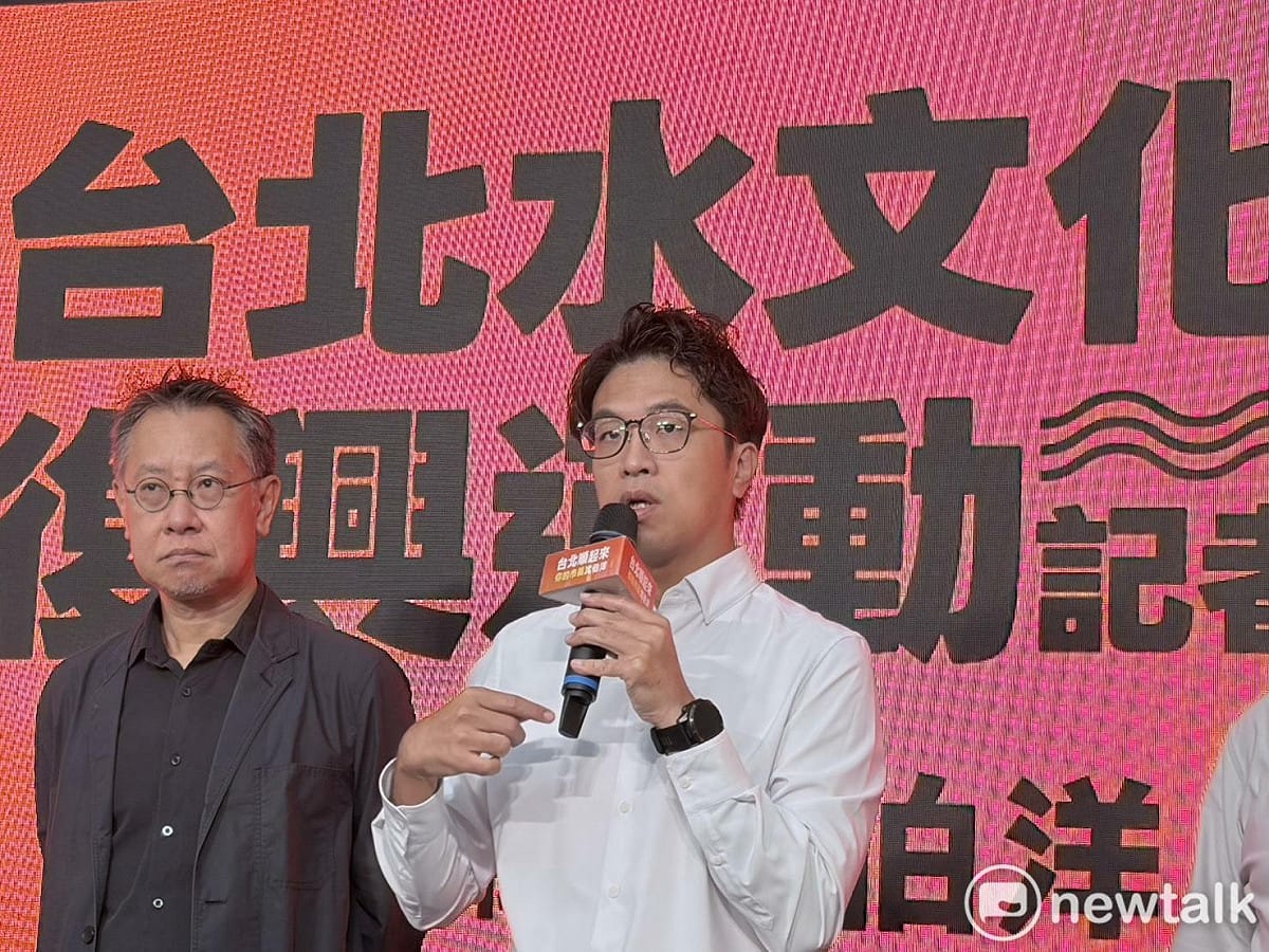 民進黨台北市長候選人沈伯洋。 圖：李宣萱/攝