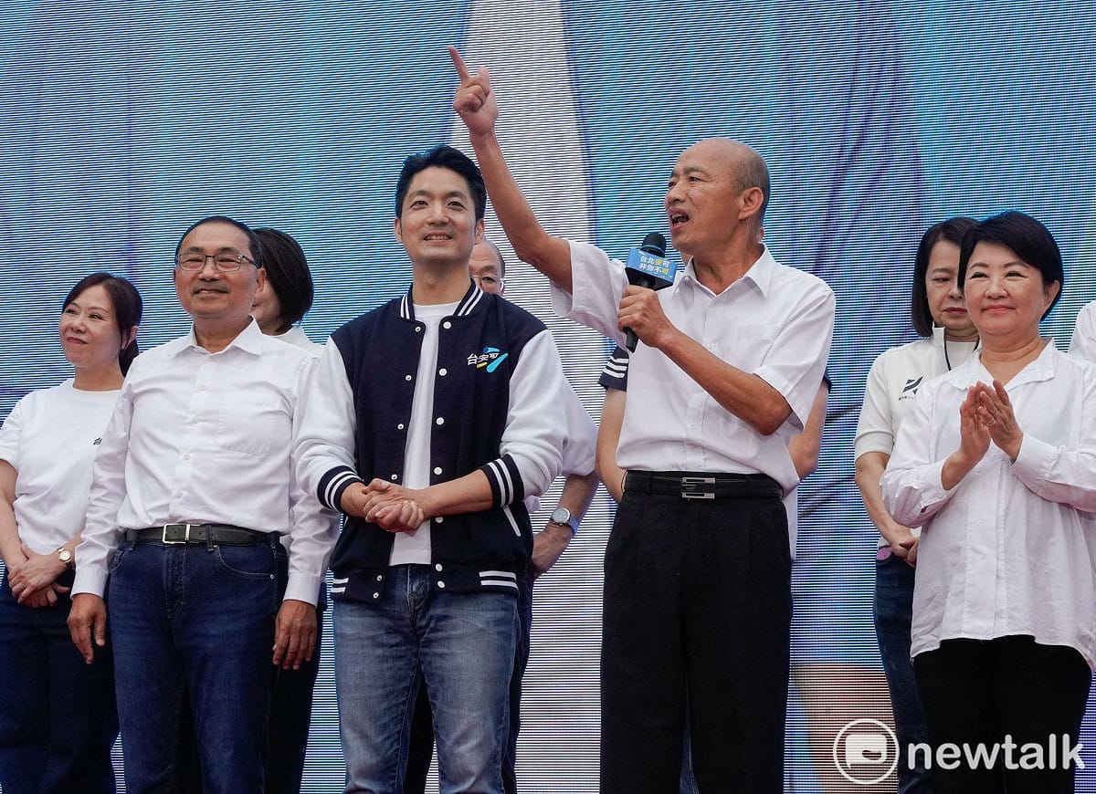 立法院長韓國瑜力挺台北市長蔣萬安。 圖：張良一 / 攝